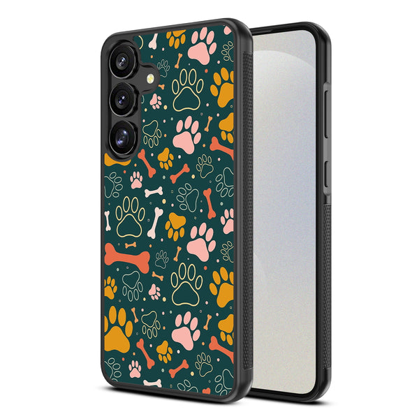 MyBat Design Lab Series Case for Samsung Galaxy S25 - Paw Prints & Bones - MSS25CSLESM003-2.jpg