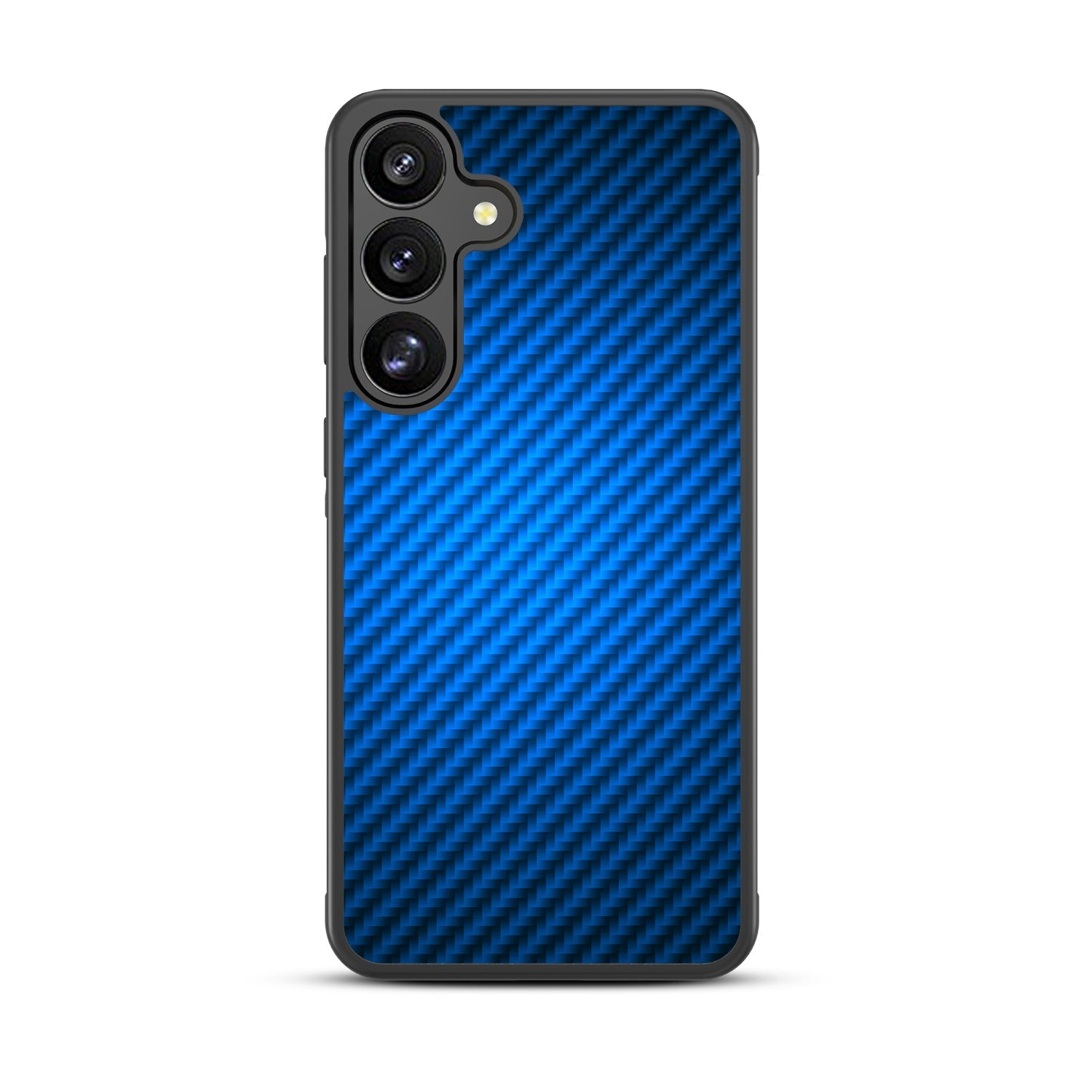 MyBat Design Lab Series Case for Samsung Galaxy S25 - Blue Carbon Fiber
