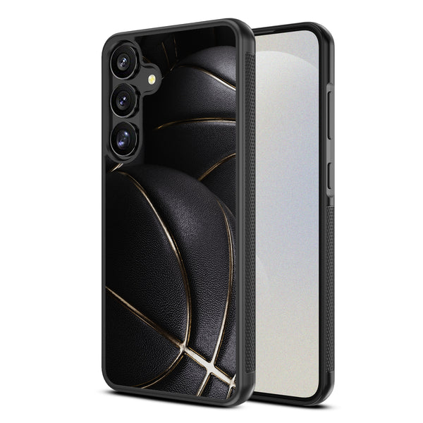 MyBat Design Lab Series Case for Samsung Galaxy S25 - Black Basketballs - MSS25CSLESM090-2.jpg