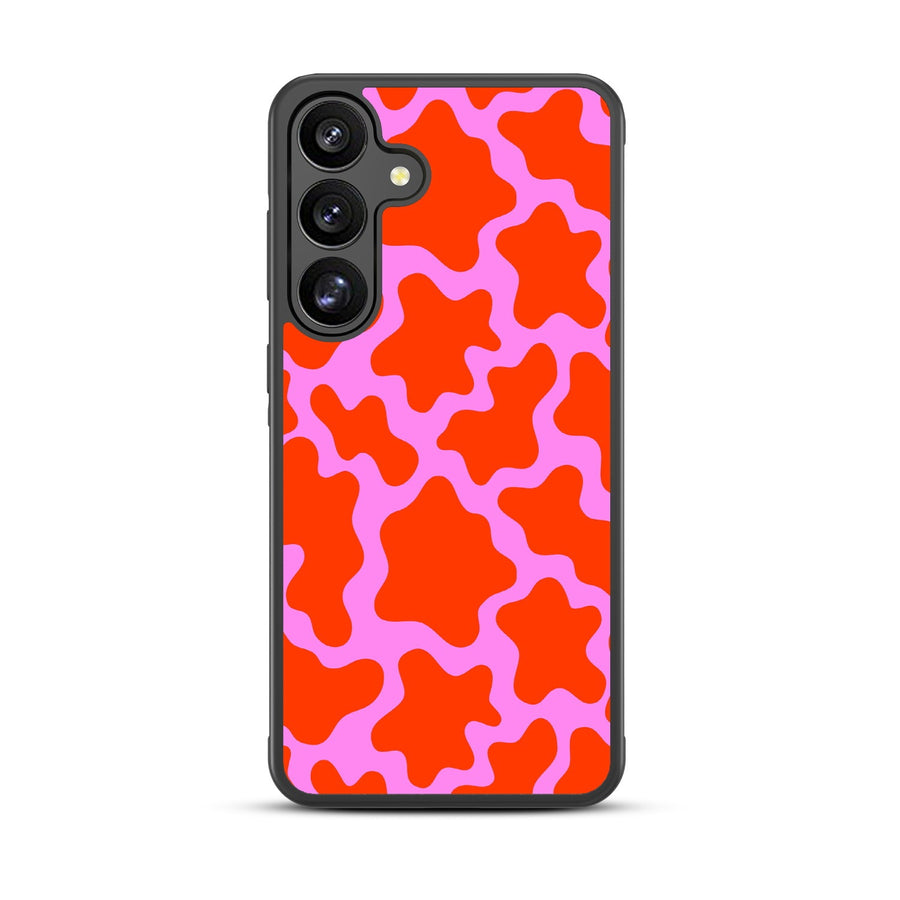 MyBat Design Lab Series Case for Samsung Galaxy S25 - Pink Retro Splashes