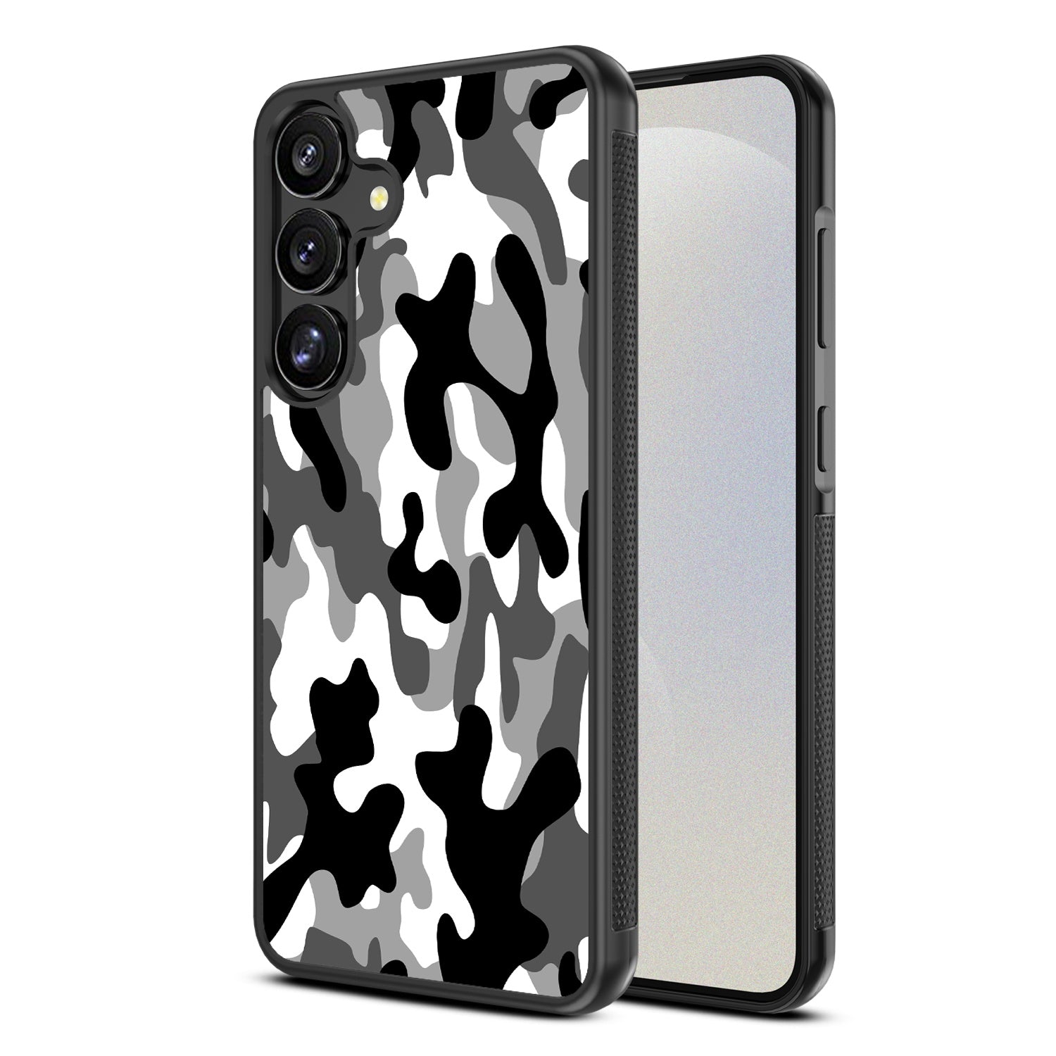 MyBat Design Lab Series Case for Samsung Galaxy S25 - Black & White Camouflage - MSS25CSLESM122-2.jpg
