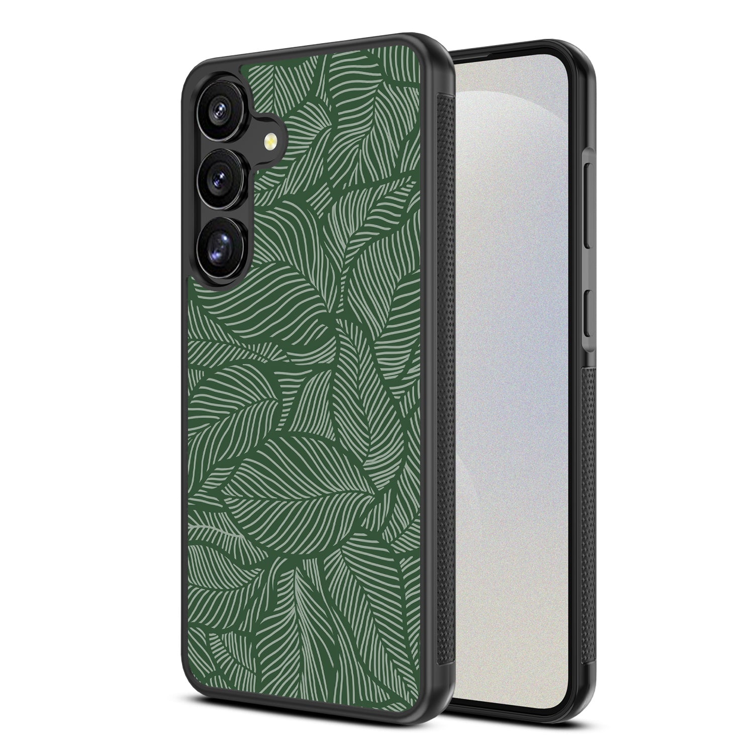 MyBat Design Lab Series Case for Samsung Galaxy S25 - Leaves - MSS25CSLESM125-2.jpg