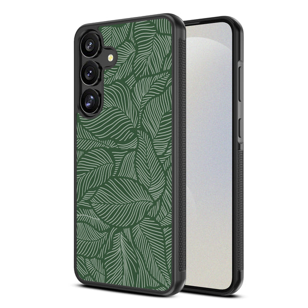 MyBat Design Lab Series Case for Samsung Galaxy S25 - Leaves - MSS25CSLESM125-2.jpg