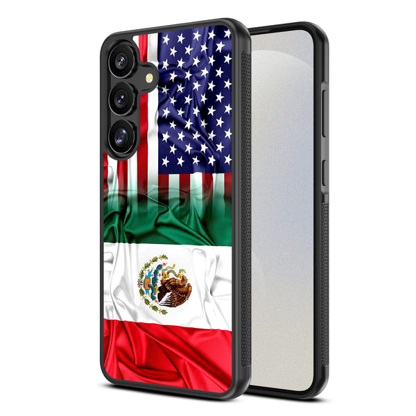 MyBat Design Lab Series Case for Samsung Galaxy S25 - Mexican-American Flag - MSS25CSLESM168-2.jpg