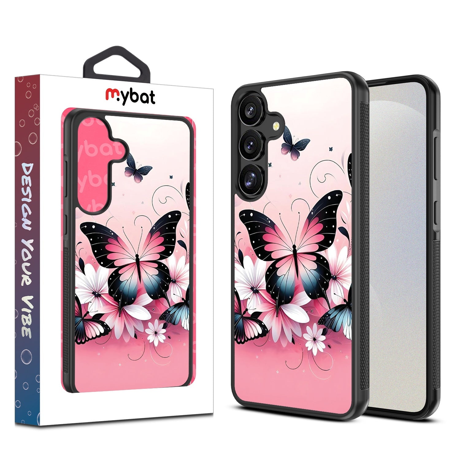 MyBat Design Lab Series Case for Samsung Galaxy S25 - Butterfly Bouquet