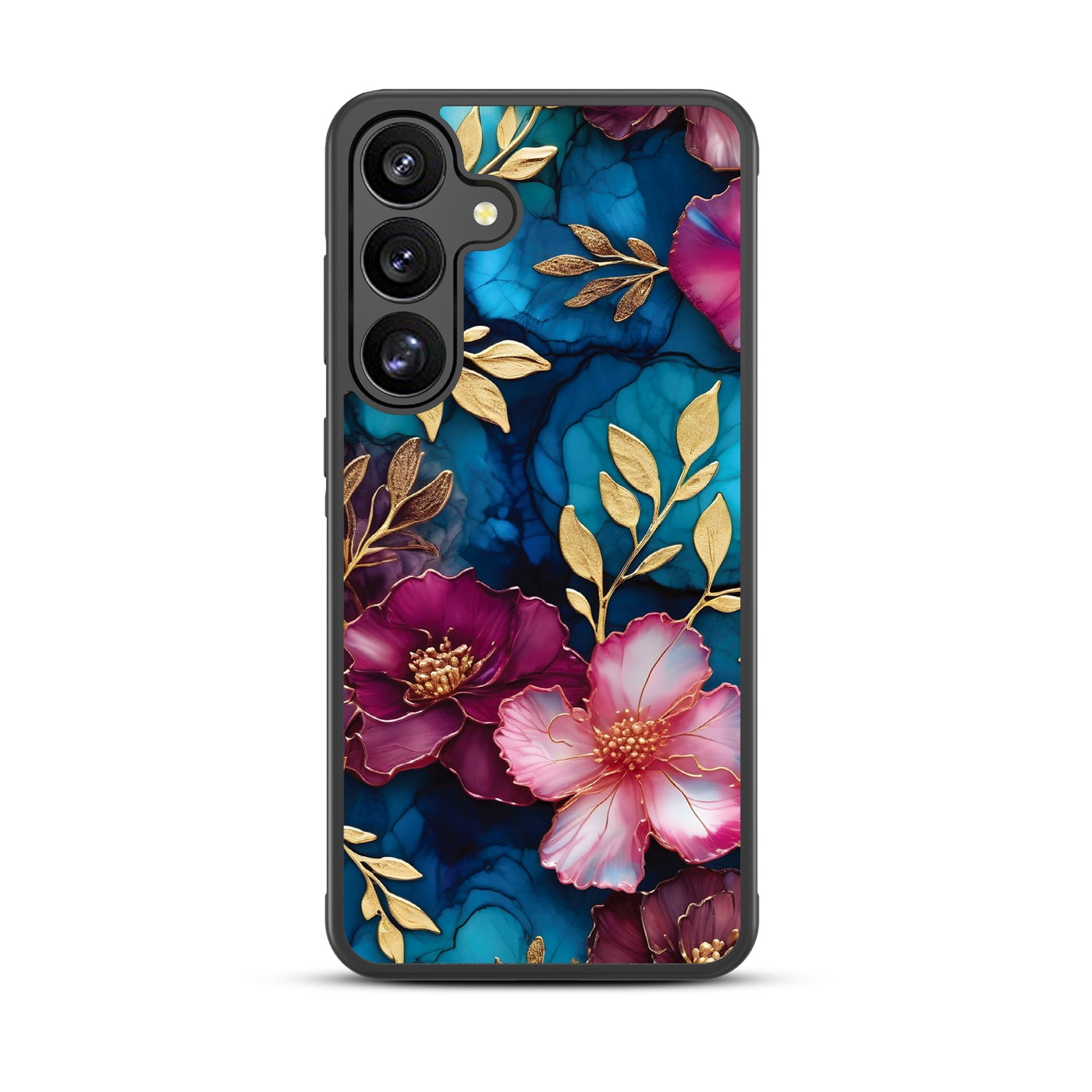 MyBat Design Lab Series Case for Samsung Galaxy S25 - Gilded Petals - MSS25CSLESM188-3.jpg