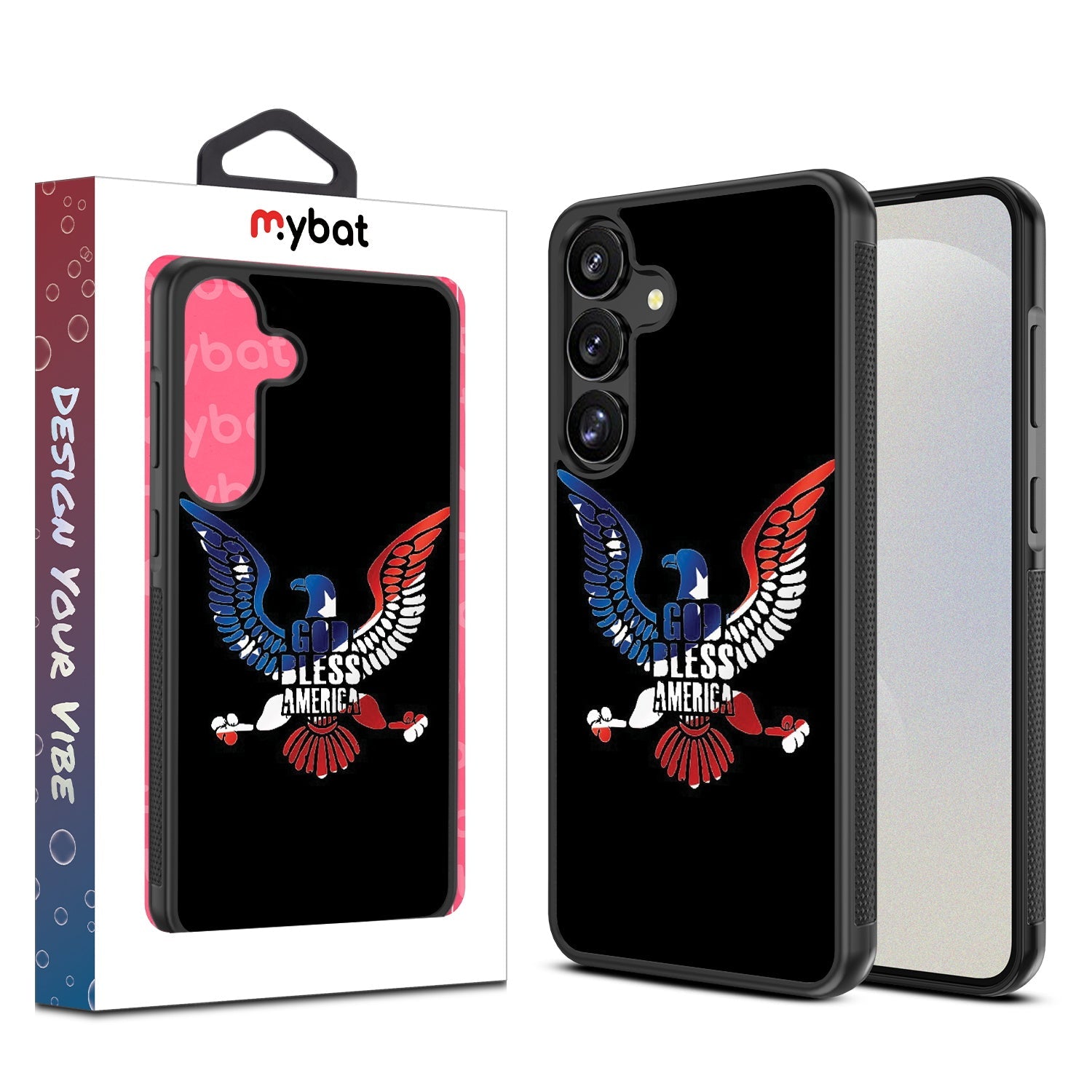 MyBat Design Lab Series Case for Samsung Galaxy S25 - God Bless America