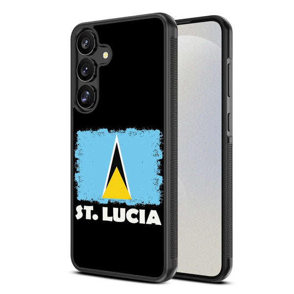 MyBat Design Lab Series Case for Samsung Galaxy S25 - St. Lucia Flag - MSS25CSLESM262-2.jpg