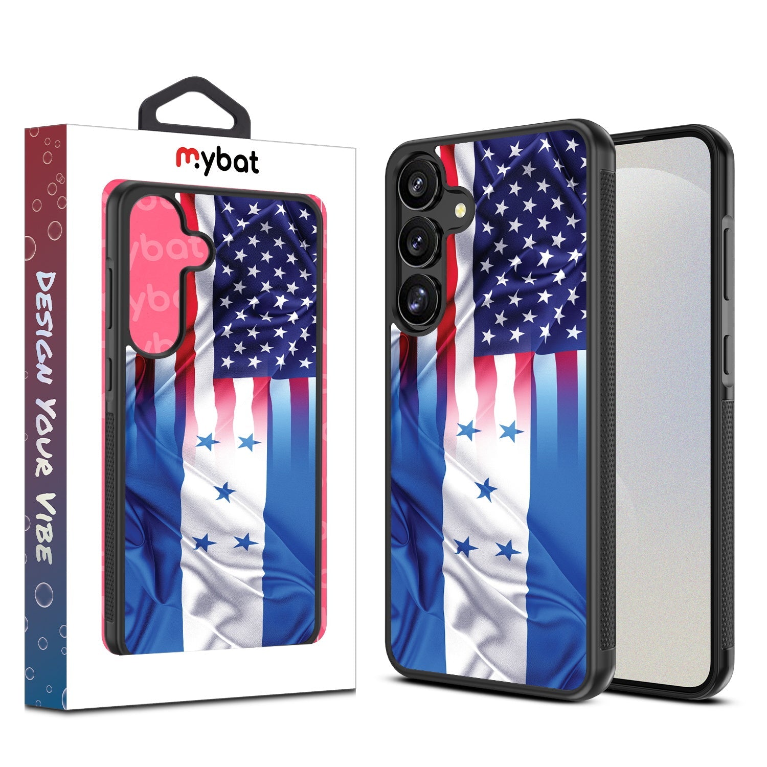 MyBat Design Lab Series Case for Samsung Galaxy S25 - Honduras-USA Flag