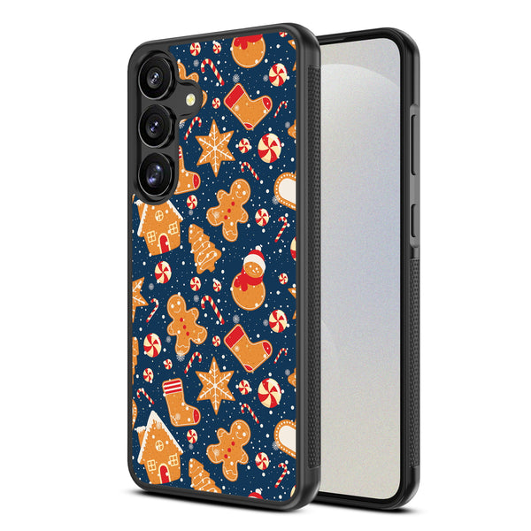 MyBat Design Lab Series Case for Samsung Galaxy S25 - Gingerbread Cookies - MSS25CSLESM273-2.jpg