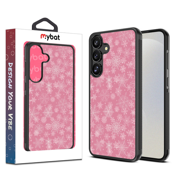 MyBat Design Lab Series Case for Samsung Galaxy S25 - Pink Snowflakes - MSS25CSLESM282-1.jpg