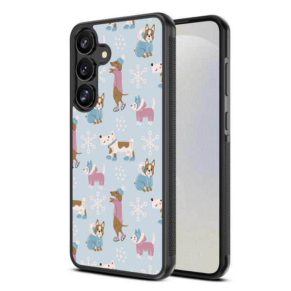 MyBat Design Lab Series Case for Samsung Galaxy S25 - Puppy Snow Play - MSS25CSLESM299-2.jpg