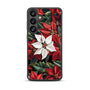 MyBat Design Lab Series Case for Samsung Galaxy S25 - Christmas Poinsettias - MSS25CSLESM301-3.jpg