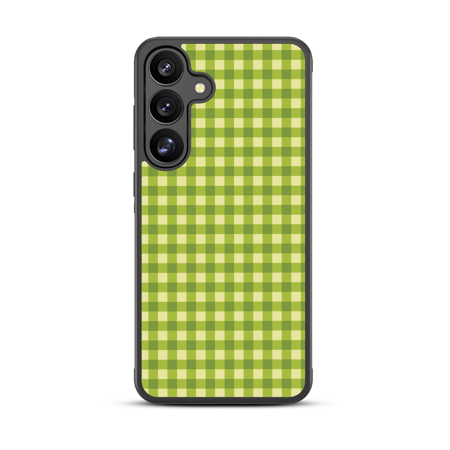 MyBat Design Lab Series Case for Samsung Galaxy S25 - Green Gingham - MSS25CSLESM476-3.jpg