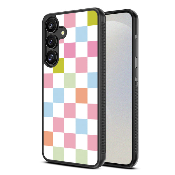 MyBat Design Lab Series Case for Samsung Galaxy S25 - Pastel Check - MSS25CSLESM480-2.jpg
