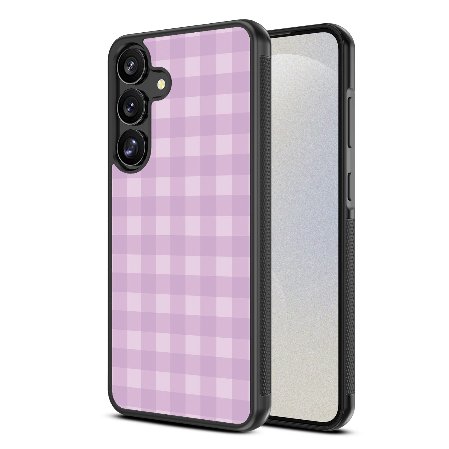 MyBat Design Lab Series Case for Samsung Galaxy S25 - Purple Plaid - MSS25CSLESM483-2.jpg
