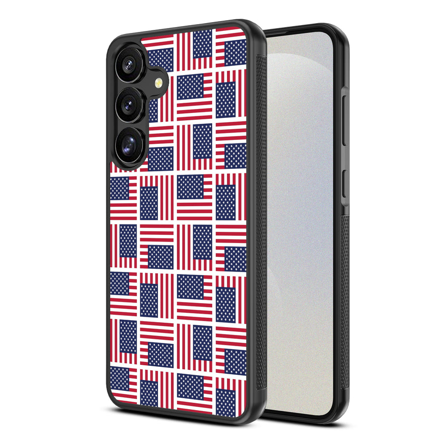 MyBat Design Lab Series Case for Samsung Galaxy S25 – Flag Patchwork - MSS25CSLESM519-1.JPG