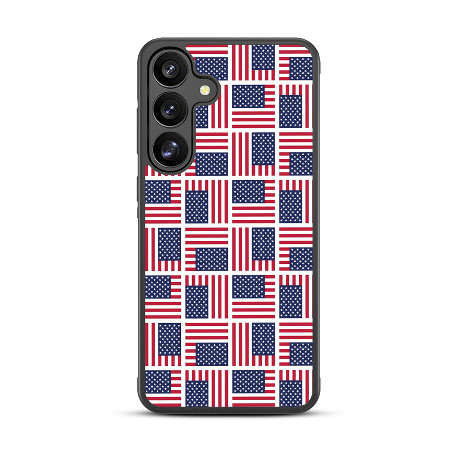 MyBat Design Lab Series Case for Samsung Galaxy S25 – Flag Patchwork - MSS25CSLESM519-2.JPG