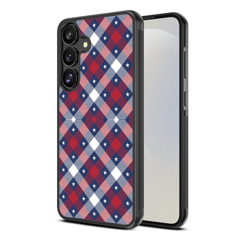 MyBat Design Lab Series Case for Samsung Galaxy S25 – Americana Plaid - MSS25CSLESM523-1.JPG