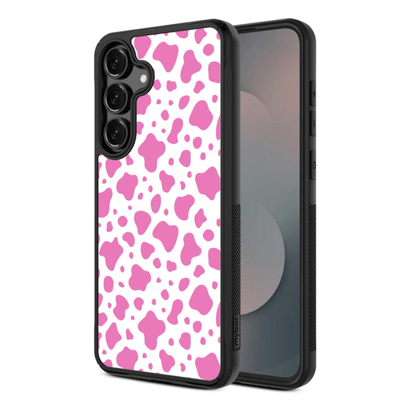 MyBat Design Lab Series Case for Samsung Galaxy S25 Fan Edition - Pink Cow Print - MSS25FECSLESMP015-2.jpg