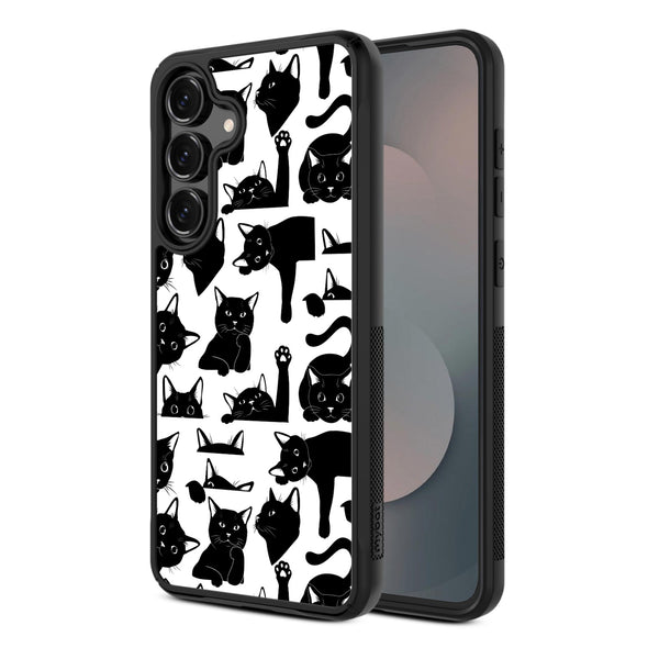 MyBat Design Lab Series Case for Samsung Galaxy S25 Fan Edition - Black Cats - MSS25FECSLESMP017-2.jpg