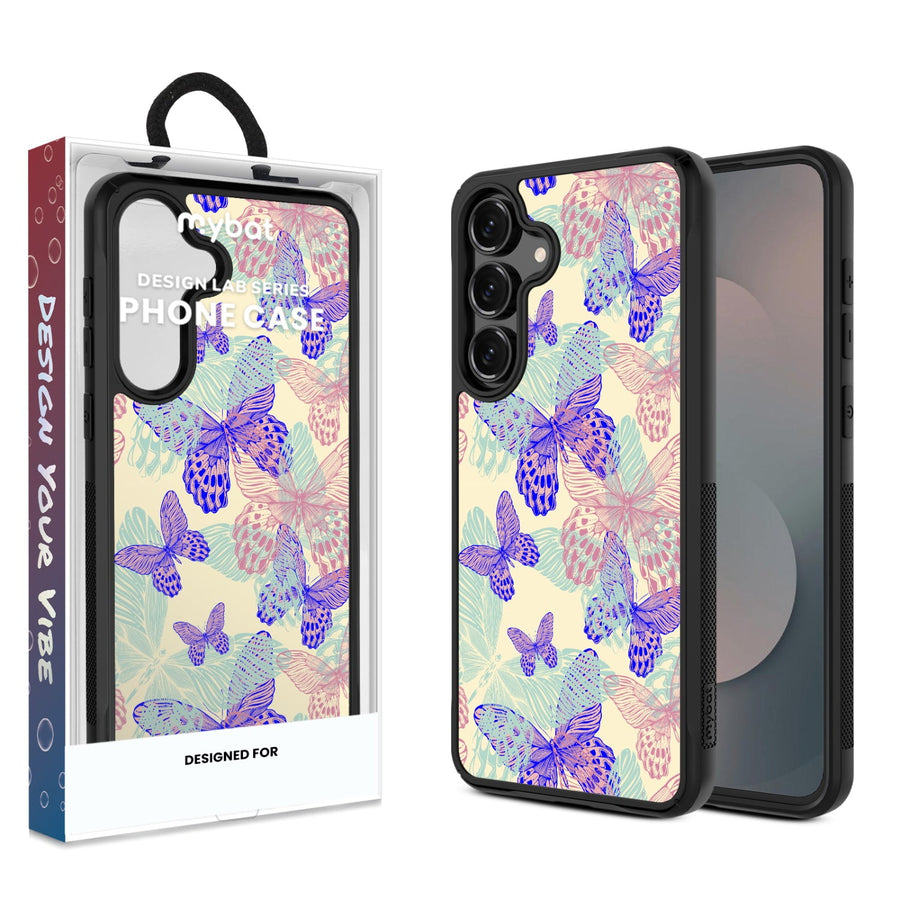 MyBat Design Lab Series Case for Samsung Galaxy S25 Fan Edition - Butterflies