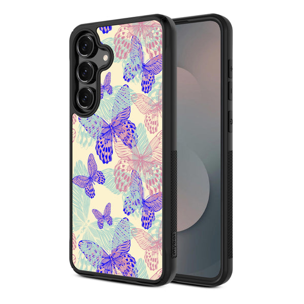 MyBat Design Lab Series Case for Samsung Galaxy S25 Fan Edition - Butterflies - MSS25FECSLESMP019-2.jpg