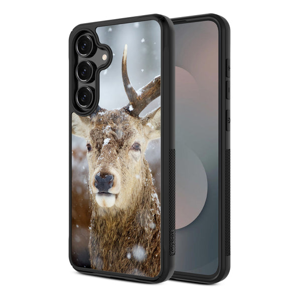 MyBat Design Lab Series Case for Samsung Galaxy S25 Fan Edition - Deer in Winter - MSS25FECSLESMP024-2.jpg