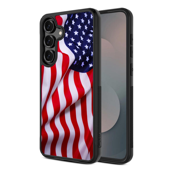 MyBat Design Lab Series Case for Samsung Galaxy S25 Fan Edition - Stars & Stripes - MSS25FECSLESMP042-2.jpg