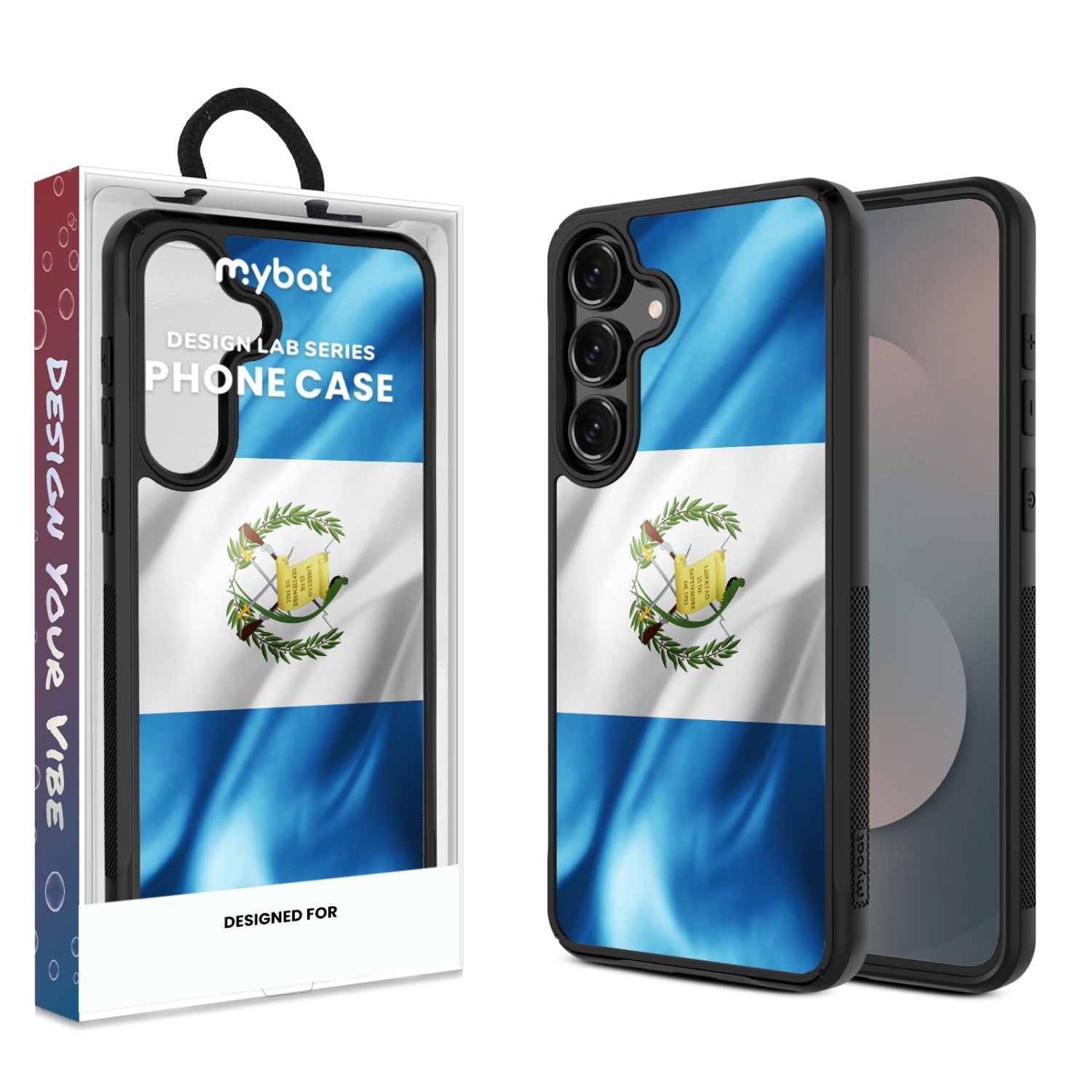 MyBat Design Lab Series Case for Samsung Galaxy S25 Fan Edition - Guatemalan Flag