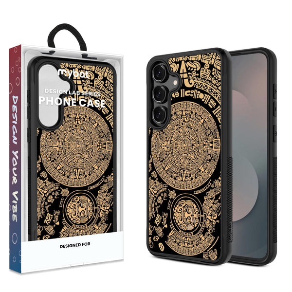 MyBat Design Lab Series Case for Samsung Galaxy S25 Fan Edition - Mayan Calendar - MSS25FECSLESMP052-1.jpg