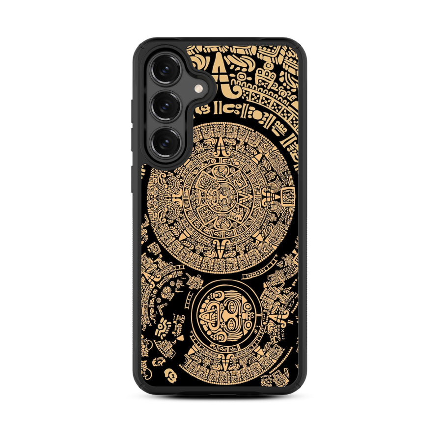 MyBat Design Lab Series Case for Samsung Galaxy S25 Fan Edition - Mayan Calendar - MSS25FECSLESMP052-3.jpg