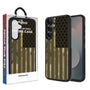 MyBat Design Lab Series Case for Samsung Galaxy S25 Fan Edition - Military Camouflage American Flag