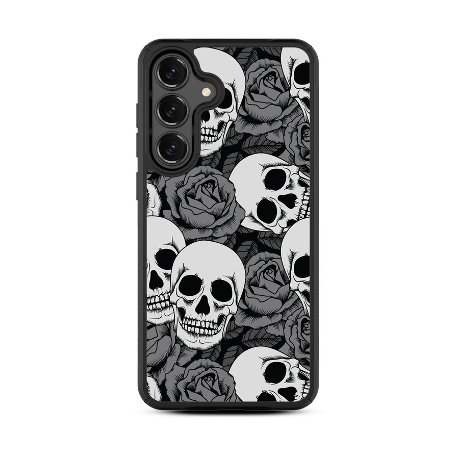 MyBat Design Lab Series Case for Samsung Galaxy S25 Fan Edition - Skull Garden