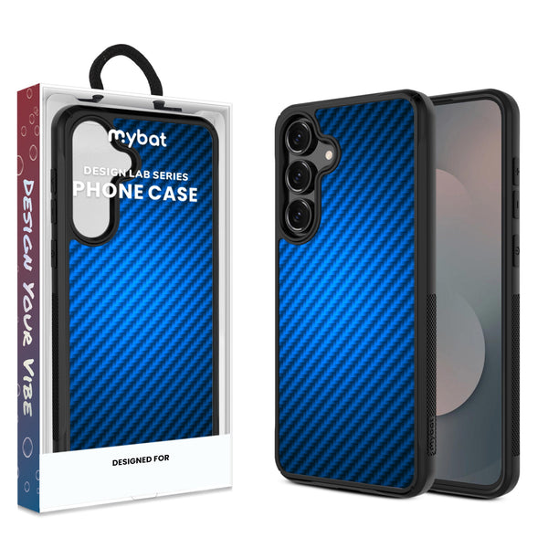 MyBat Design Lab Series Case for Samsung Galaxy S25 Fan Edition - Blue Carbon Fiber - MSS25FECSLESMP084-1.jpg