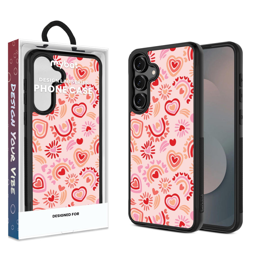 MyBat Design Lab Series Case for Samsung Galaxy S25 Fan Edition - Beaming Love