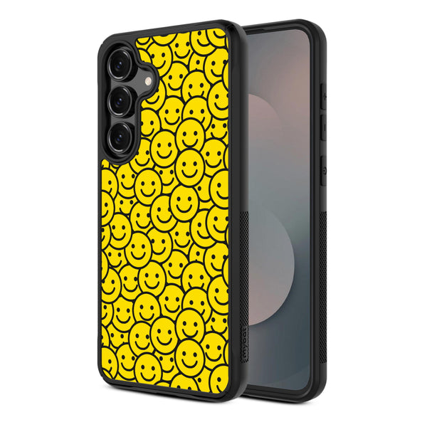 MyBat Design Lab Series Case for Samsung Galaxy S25 Fan Edition - Smiley Faces - MSS25FECSLESMP097-2.jpg