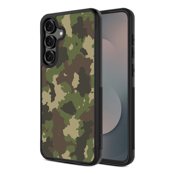 MyBat Design Lab Series Case for Samsung Galaxy S25 Fan Edition - Army Camouflage - MSS25FECSLESMP120-2.jpg