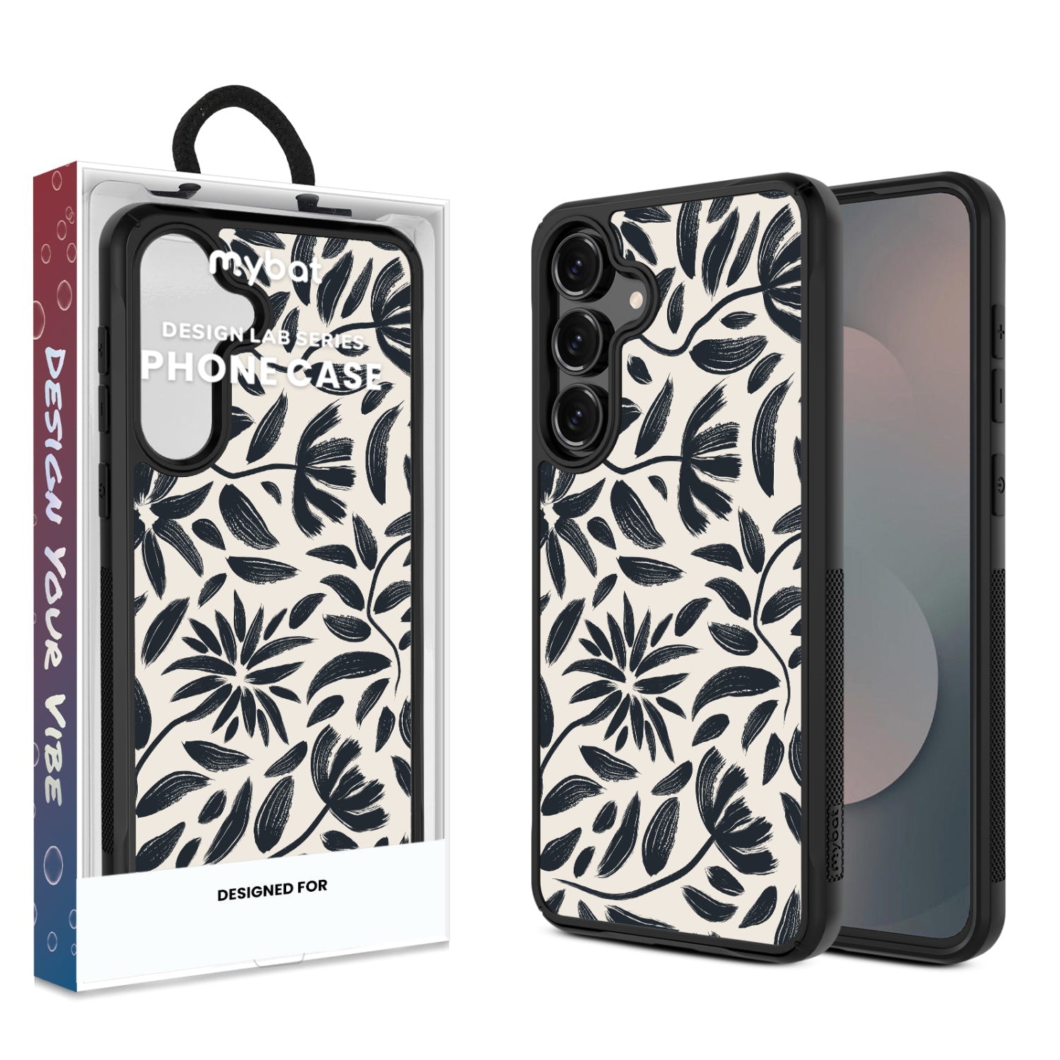 MyBat Design Lab Series Case for Samsung Galaxy S25 Fan Edition - Vintage Floral