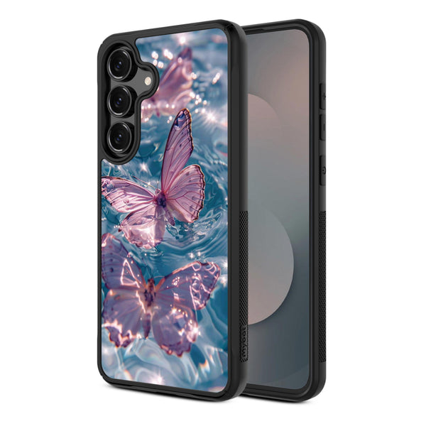 MyBat Design Lab Series Case for Samsung Galaxy S25 Fan Edition - Floating Butterflies - MSS25FECSLESMP180-2.jpg