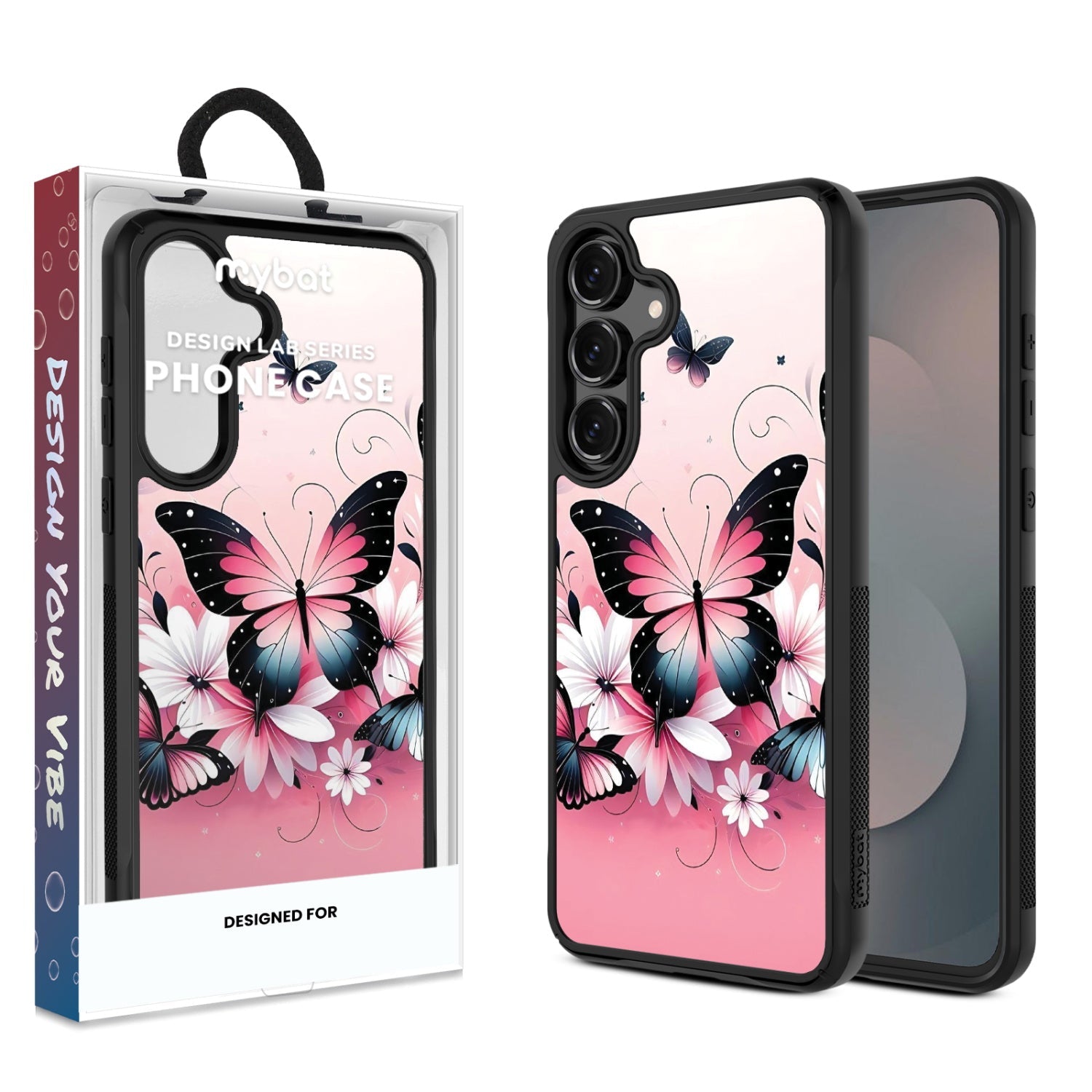 MyBat Design Lab Series Case for Samsung Galaxy S25 Fan Edition - Butterfly Bouquet