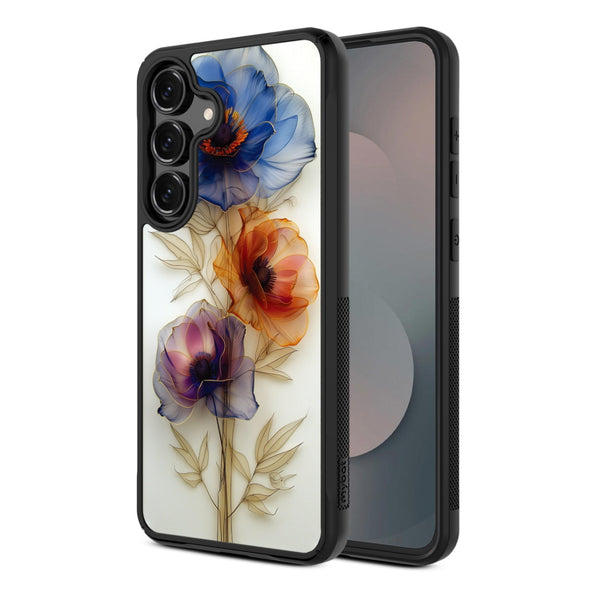 MyBat Design Lab Series Case for Samsung Galaxy S25 Fan Edition - Pressed Flowers - MSS25FECSLESMP185-2.jpg
