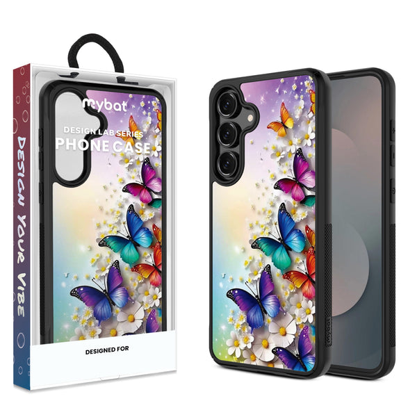 MyBat Design Lab Series Case for Samsung Galaxy S25 Fan Edition - Rainbow Butterflies - MSS25FECSLESMP187-1.jpg