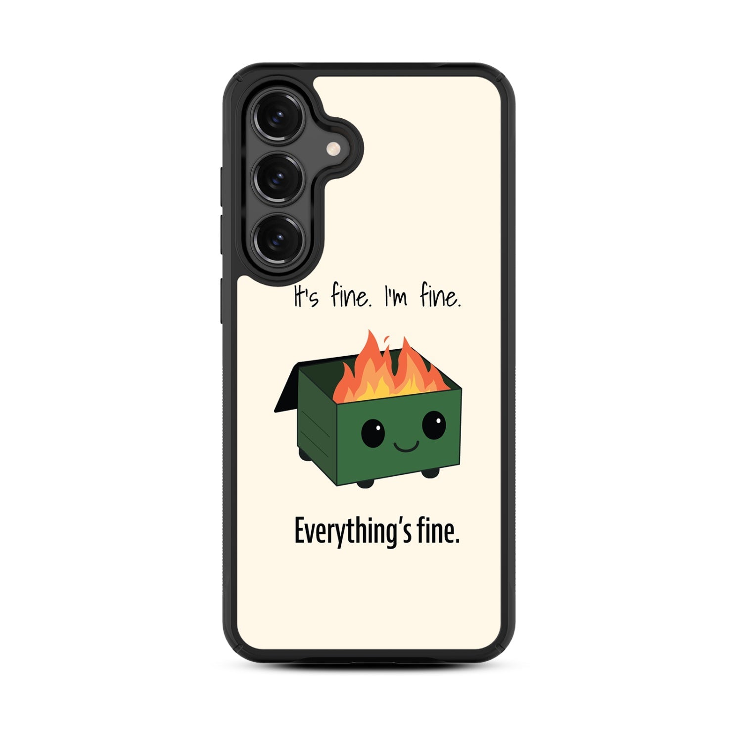 MyBat Design Lab Series Case for Samsung Galaxy S25 Fan Edition - Dumpster Fire