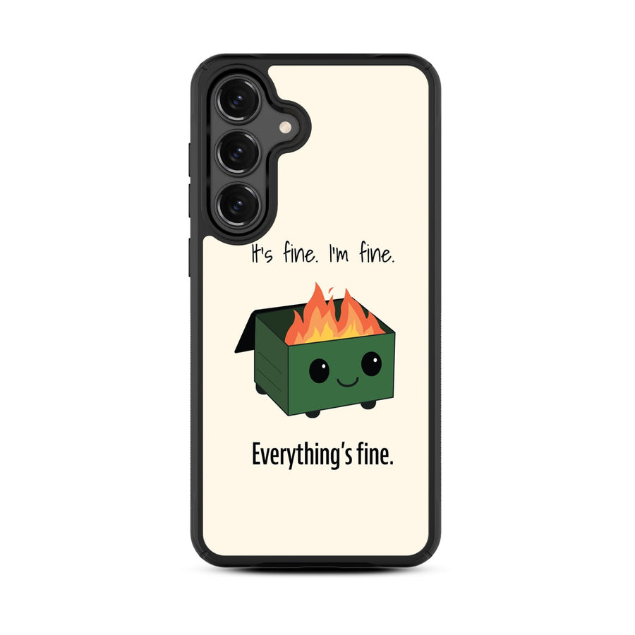 MyBat Design Lab Series Case for Samsung Galaxy S25 Fan Edition - Dumpster Fire