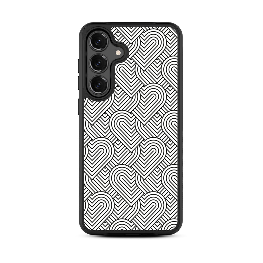 MyBat Design Lab Series Case for Samsung Galaxy S25 Fan Edition - Hearts Aligned - MSS25FECSLESMP331-3.jpg