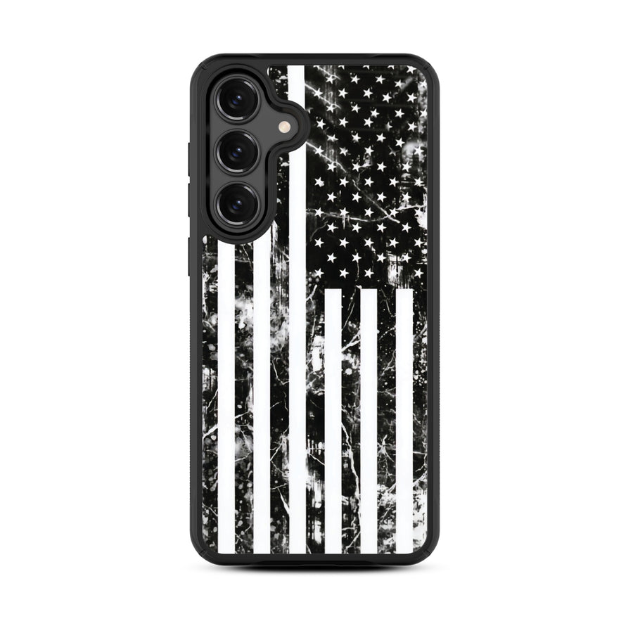 MyBat Design Lab Series Case for Samsung Galaxy S25 Fan Edition - Distress US Flag - MSS25FECSLESMP344-3.jpg