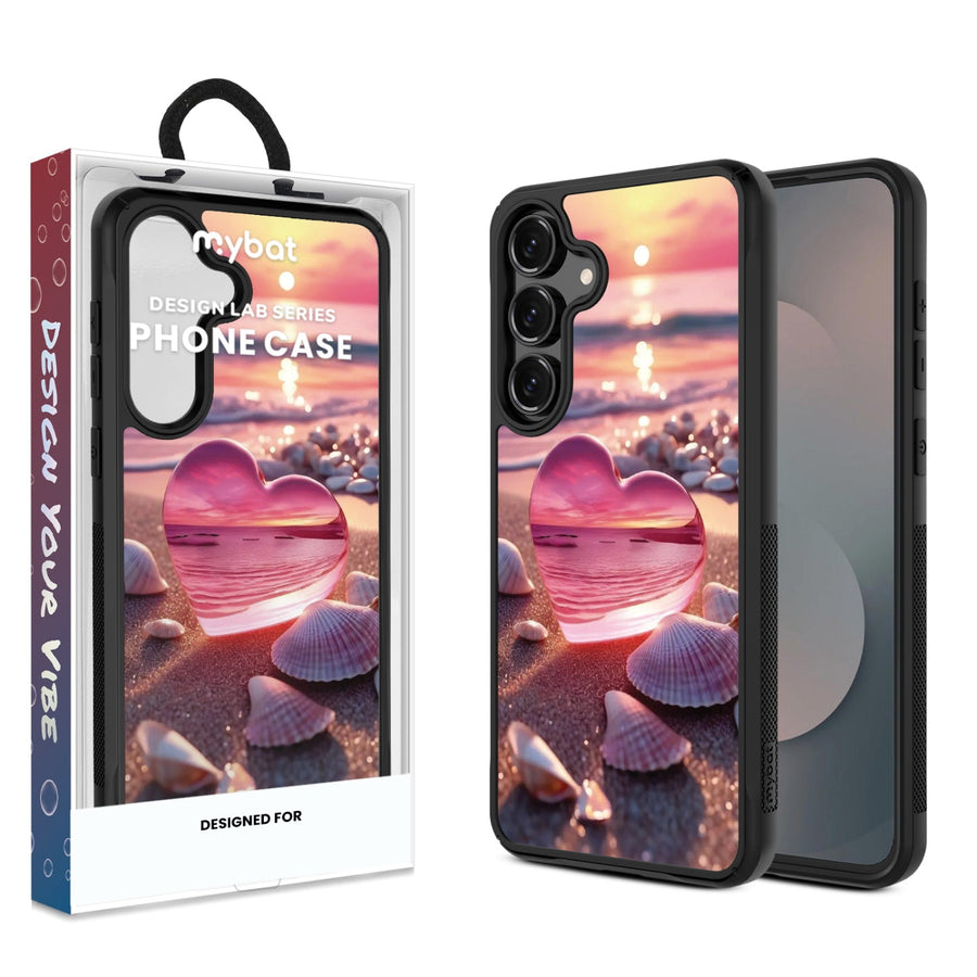 MyBat Design Lab Series Case for Samsung Galaxy S25 Fan Edition - Sunset Beach Love