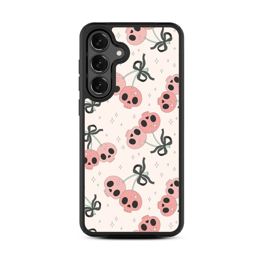 MyBat Design Lab Series Case for Samsung Galaxy S25 Fan Edition - Cherry Skulls - MSS25FECSLESMP408-3.jpg