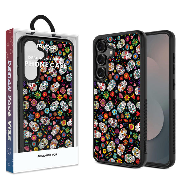 MyBat Design Lab Series Case for Samsung Galaxy S25 Fan Edition - Fiesta Skulls - MSS25FECSLESMP421-1.jpg